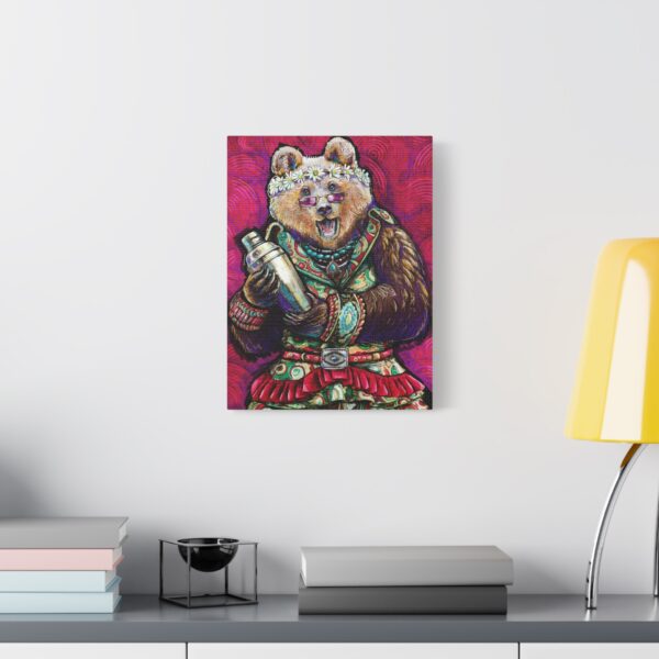 Daisy Doodle Doo the BiG Mama Bear  - Matte Canvas - Image 3