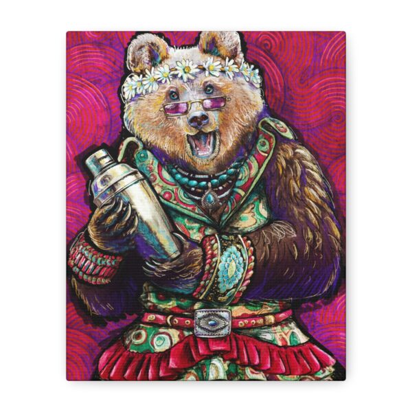 Daisy Doodle Doo the BiG Mama Bear  - Matte Canvas - Image 5