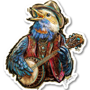And This Bird You Cannot Change - Sticker