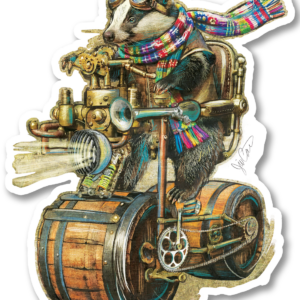 Selby Out for a Barrel Roll - Sticker