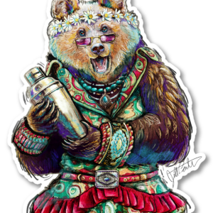 Daisy Doodle Doo the Big Mama Bear - Sticker