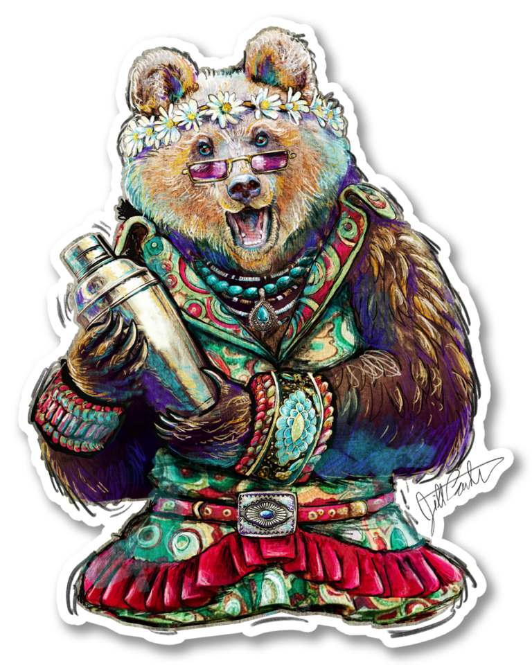 Bear Mama Sticker 3.73 x 4