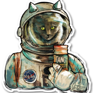 Bluey The Space Cadet - Sticker