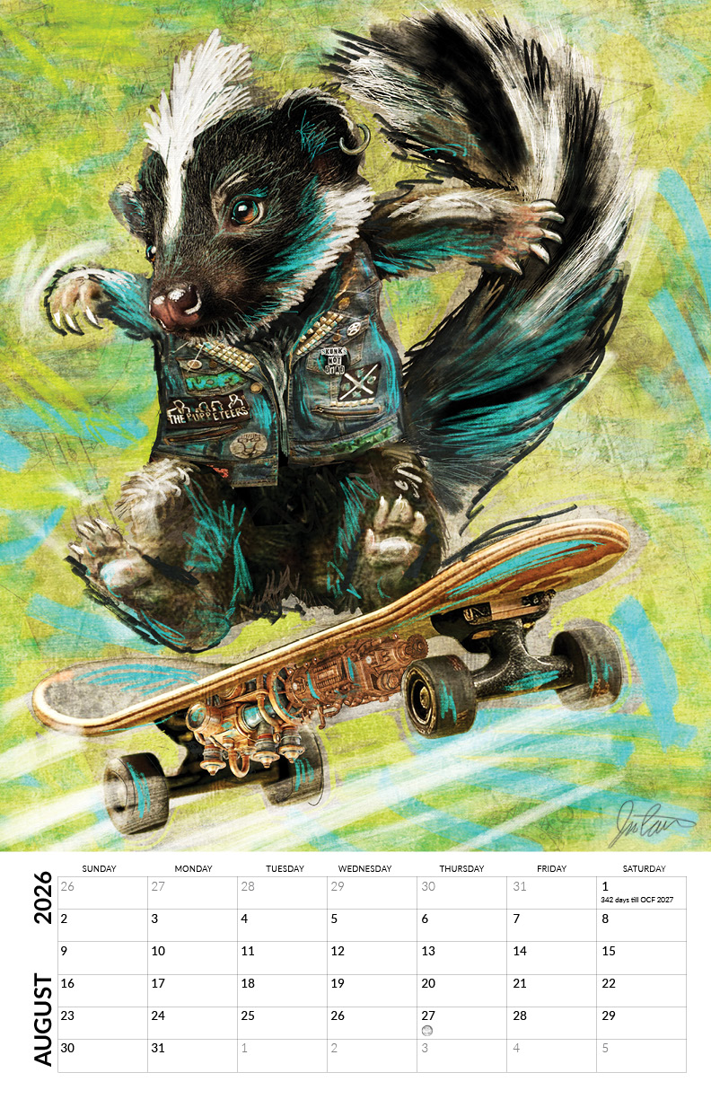 July to July - Oregon Country Fair 2027 Countdown Calendar - Image 4