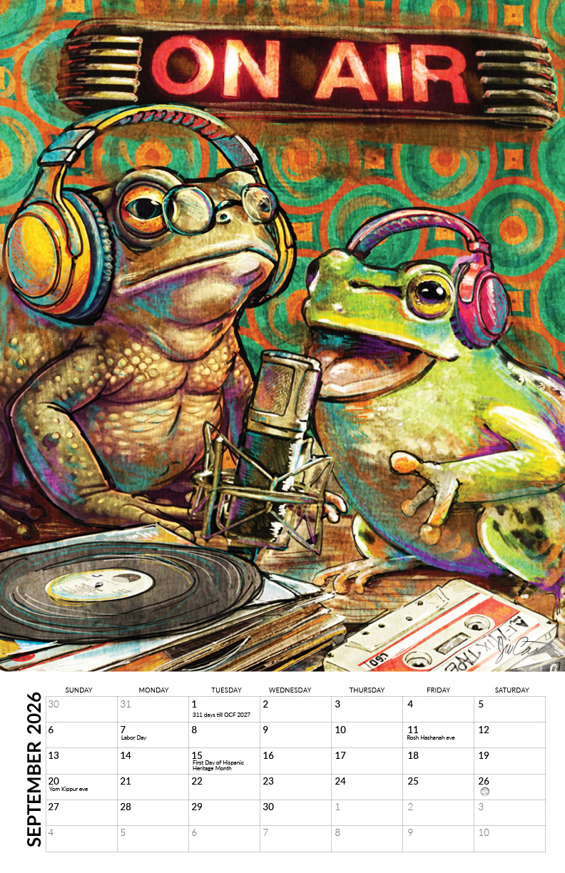 July to July - Oregon Country Fair 2027 Countdown Calendar - Image 5