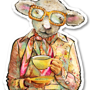 Little Lamb Dreamed of Glastonbury - Sticker