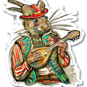 Mandomouse Plays the Battle of Evermore - Sticker