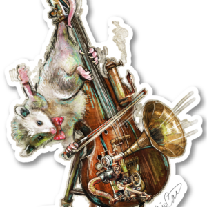 Oli Rocks Out - Sticker