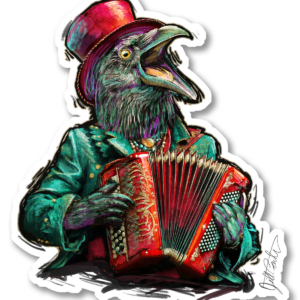 Corbin Wishes He was Dancing While the Sky Crashes Down - Sticker