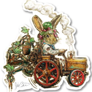Jack Loves Rutabagas Almost as Much as he Loves Carrots - Sticker