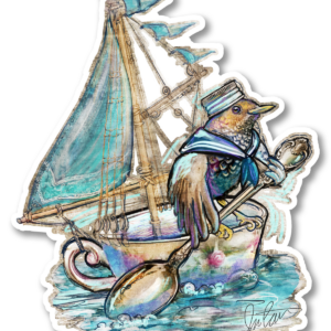 Darjeeling Heading Out to Unknown Horizons - Sticker