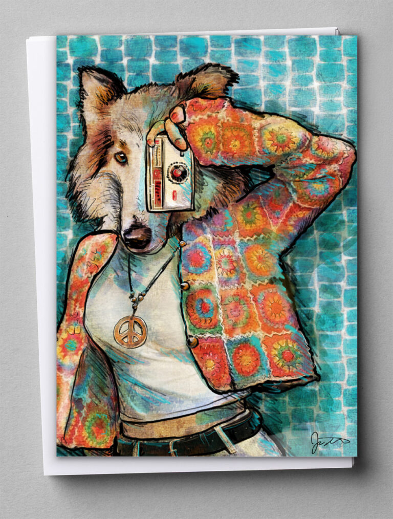 Greeting Cards - Lady Photographer