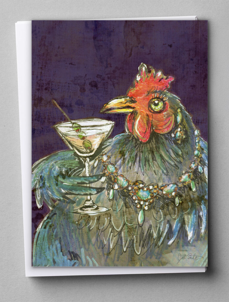 Greeting Cards - Martini chicken