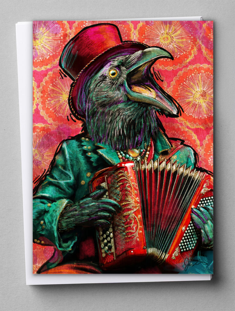 Greeting Cards - Raven
