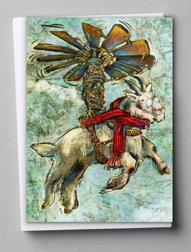 Greeting Cards - Scattered Goat