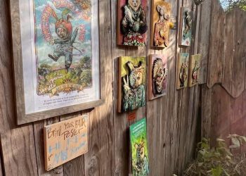 Art at the Oregon Country Fair 2026 Poster Artist Booth
